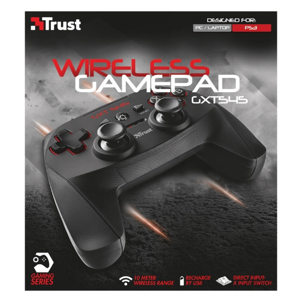 Trust GXT 545 Yula wless PC & PS3 gamer gamepad PC