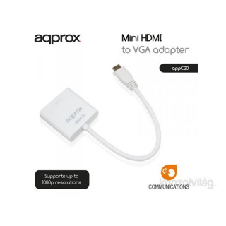 Approx APPC20 Mini HDMI to VGA Adapter Otthon