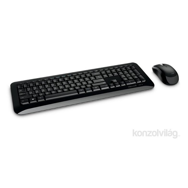 KBM Microsoft Wireless Desktop 850 wless Dobozos HUN Egér kombó fekete billentyűzet PC