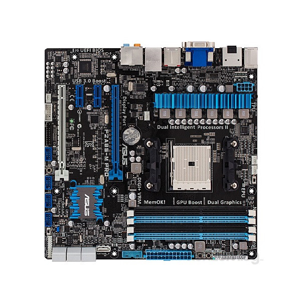 ASUS F2A85-M PRO AMD A85X FCH Socket FM2 mATX alaplap PC