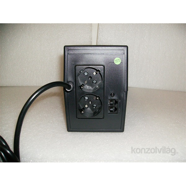 Centralion Aurora 650 DIN 360W fekete szünetmentes tápegység PC