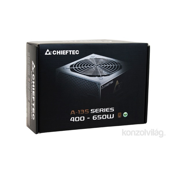 Chieftec APS-450SB 450W PFC 85+14 cm ventillátorral dobozos tápegység PC
