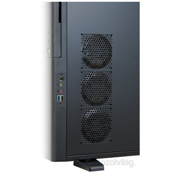 Chieftec LBX-02B-U3-OP Uni szériás táp nélküli fekete EATX ATX mATX ház PC