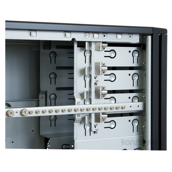 Chieftec LBX-02B-U3-OP Uni szériás táp nélküli fekete EATX ATX mATX ház PC