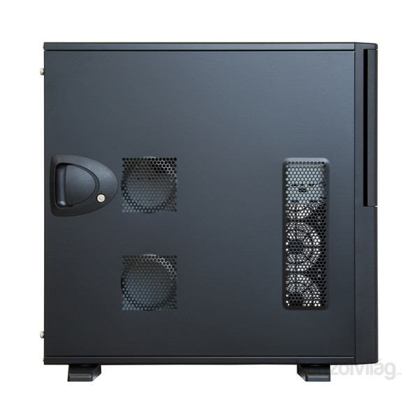 Chieftec LBX-02B-U3-OP Uni szériás táp nélküli fekete EATX ATX mATX ház PC