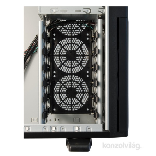 Chieftec LBX-02B-U3-OP Uni szériás táp nélküli fekete EATX ATX mATX ház PC