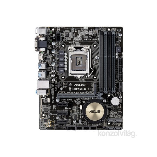 ASUS H97M-E Intel H97 LGA1150 mATX alaplap PC
