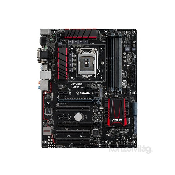 ASUS H97-PRO GAMER Intel H97 LGA1150 ATX alaplap PC