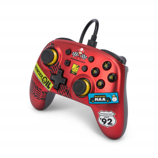 PowerA Nano Nintendo Switch Vezetékes Kontroller (Mario Kart: Racer Red) Nintendo Switch