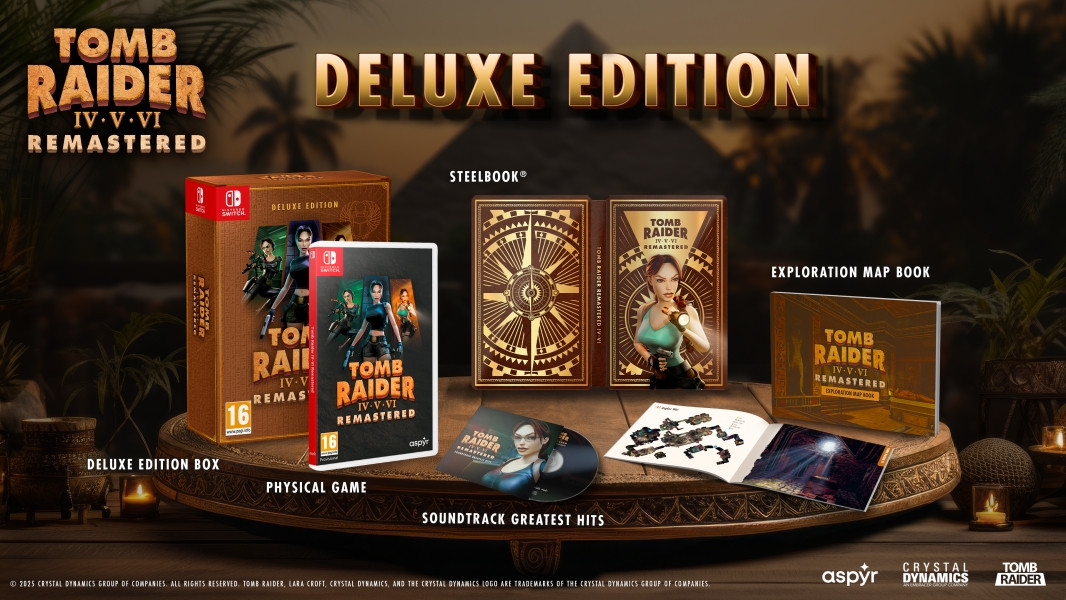 Tomb Raider IV-VI Remastered Starring Lara Croft: Deluxe Edition Nintendo Switch