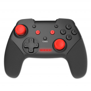 Freaks and Geeks - Nintendo Switch Wireless Controller Fekete/Piros (299128) Nintendo Switch