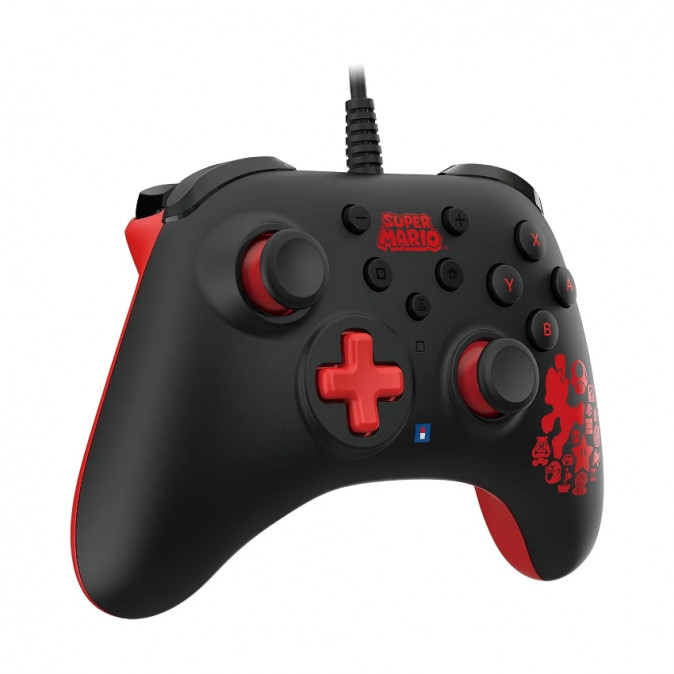 Vezetékes HoriPad TURBO Nintendo Switch kontroller - Mario Nintendo Switch