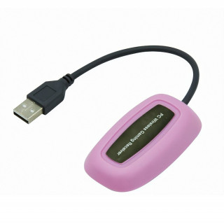 Xbox 360 Vezeték nélküli kontroller (Pink) + Vezeték nélküli adapter Xbox 360