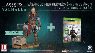 Assassin's Creed Valhalla Gold Edition + Eivor szobor Ajándéktárgyak