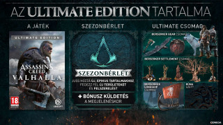 Assassin's Creed Valhalla Ultimate Edition + Eivor szobor Ajándéktárgyak
