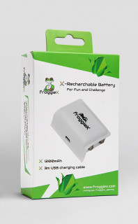 Froggiex FX-XB-B2-W Xbox One akkumulátor - fehér Xbox Series