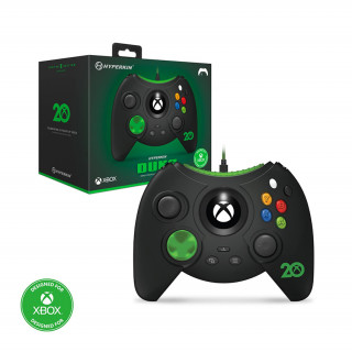 Hyperkin Duke vezetékes kontroller - 20. évfordulós limitált kiadás - Fekete (M02668-ANBK) Xbox Series