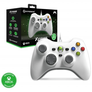 Hyperkin Xenon vezetékes kontroller - Fehér (M01368-WH) Xbox Series
