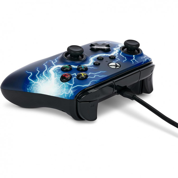 PowerA Advantage Xbox Series X|S, Xbox One, PC Vezetékes Kontroller (Arc Lightning) Xbox Series