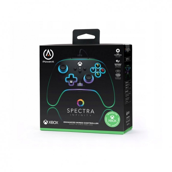 PowerA Xbox Series X|S, Xbox One, PC Vezetékes Kontroller (Spectra Infinity) Xbox Series
