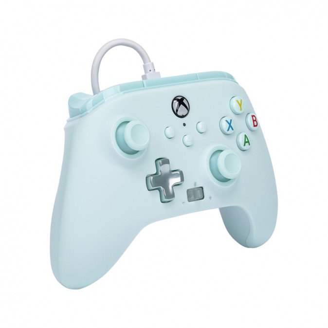 PowerA Xbox Series X|S, Xbox One, PC Vezetékes Kontroller (Cotton Candy Blue) Xbox Series