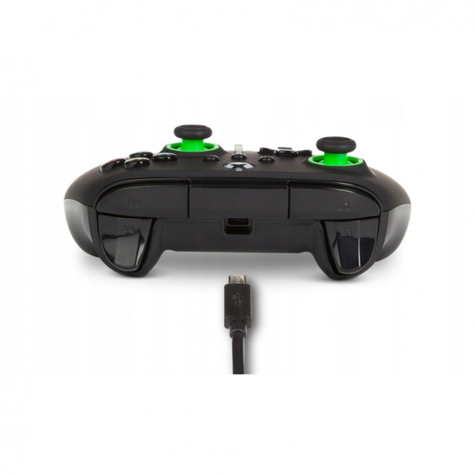 PowerA Xbox Series X|S, Xbox One, PC Vezetékes Kontroller (Green Hint) Xbox Series