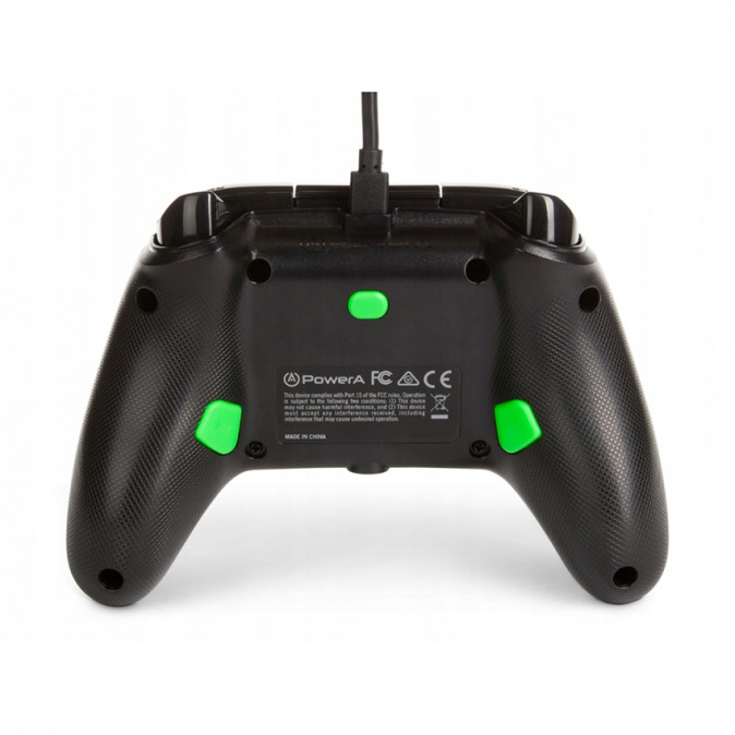 PowerA Xbox Series X|S, Xbox One, PC Vezetékes Kontroller (Green Hint) Xbox Series