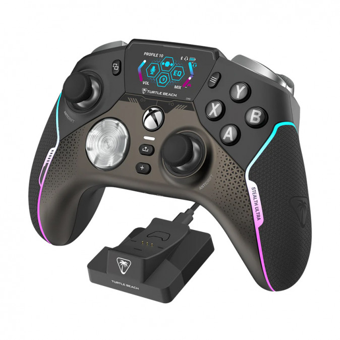 Turtle Beach Stealth Ultra – Vezeték nélküli kontroller gyorstöltő dokkolóval - Fekete (TBS-0710-05) Xbox Series
