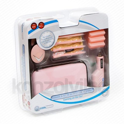 13 in 1 Travel Kit for NDS Lite and DSi Rózsaszín Nintendo DS