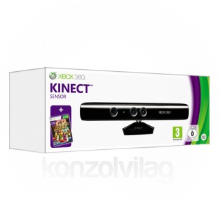 Xbox 360 Kinect mozgásérzékelő szenzor + Kinect Adventures (használt) Xbox 360