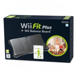 Wii Fit - Wii Fit Plus szoftverrel (Fekete) 