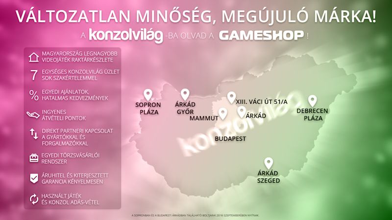 Konzolvilág, GameShop összeolvadás